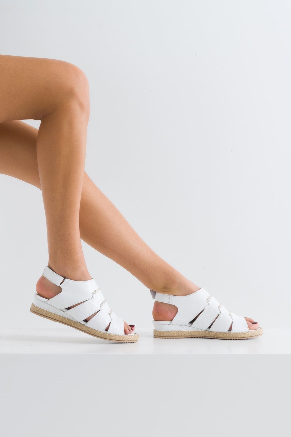 Diore Kadın Sandalet Beyaz