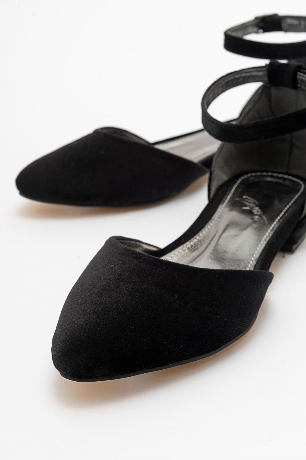 Alize Kadın Ayakkabı Siyah Kadife